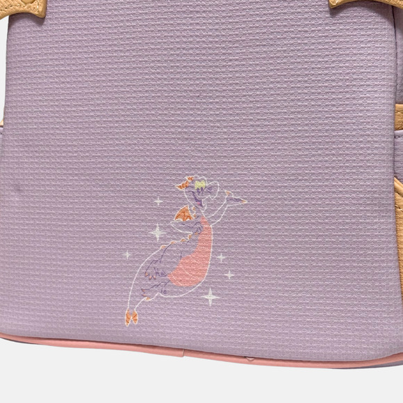DISNEY PARKS x Loungefly Figment Mini Backpack NWT Pastel Collection EPCOT RARE - Picture 8 of 11